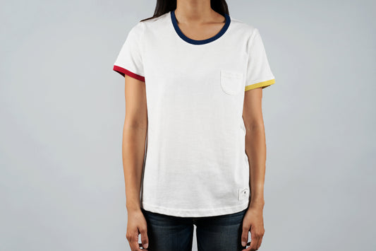 リンガー半袖Tシャツ